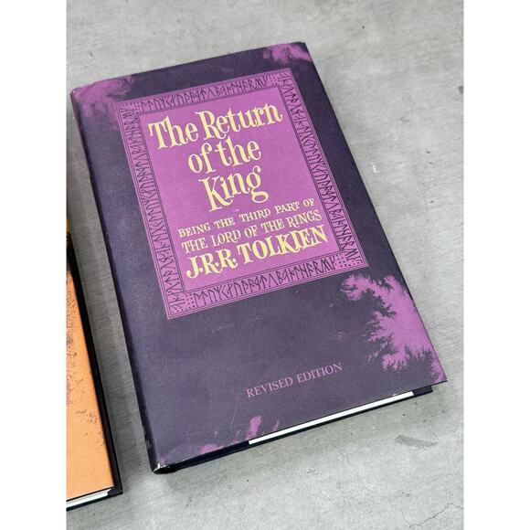 The Lord of The Rings 1965 Trilogy J.R.R. Tolkien Second Edition Revised Books - Picture 9 of 16